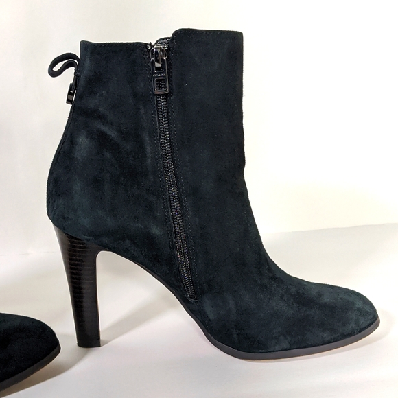 Coach Jemma black suede high heel boots - Picture 3 of 16